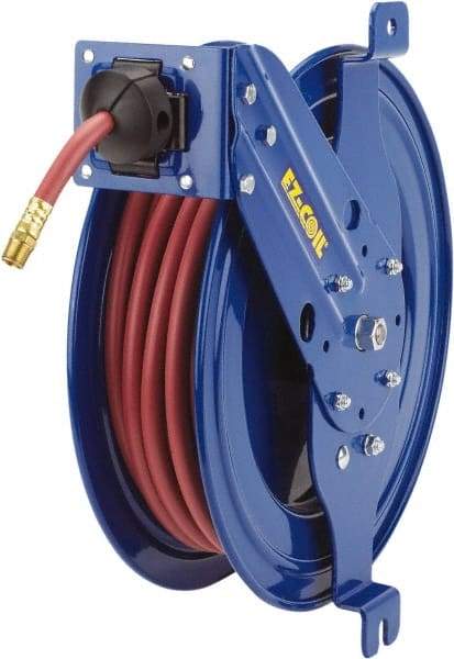 CoxReels - 50' Spring Retractable Hose Reel - 300 psi, Hose Included - Exact Industrial Supply