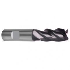 8mm Dia. - 63mm OAL - 4 FL Variable Helix Nano-A Carbide End Mill - Exact Industrial Supply