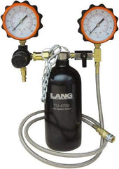 Lang - 4' Hose Length, 100 Max psi, Mechanical Automotive Fuel Injection Cleaner/Gauge - 1 Lb Graduation - Exact Industrial Supply