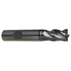 4mm Dia. - 54mm OAL - 4 FL Variable Helix Nano-A Carbide End Mill - Exact Industrial Supply