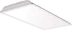 Lithonia Lighting - 0 Lamps, 39 Watts, 2' x 4', LED Lamp Troffer - 120/277 Volt, Dimmable, Acrylic Diffuser, Steel Troffer - Exact Industrial Supply
