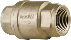 BONOMI - 1" Stainless Steel Check Valve - Spring Check, NPT, 800 WOG - Exact Industrial Supply