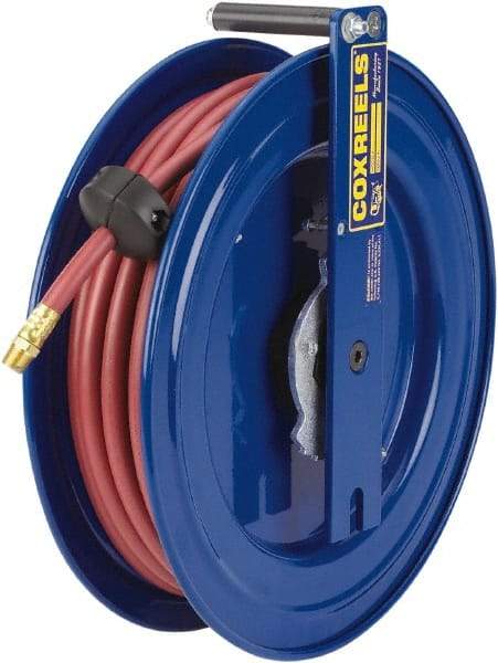 CoxReels - 50' Spring Retractable Hose Reel - 300 psi, Hose Not Included - Exact Industrial Supply