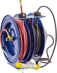 CoxReels - 50' Spring Retractable Hose Reel - 300 psi, Hose Included - Exact Industrial Supply