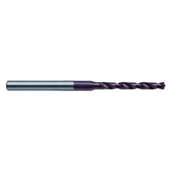 #91 Dia. x #91 Shank × 2.5 mm Flute Length × 38 mm OAL, 118°, TiAlN, Solid Carbide Drill - Exact Industrial Supply