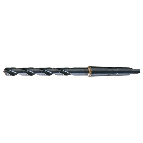 23/64 RHS / RHC HSS 118 Degree Radial Point General Purpose Taper Shank Drill - Steam Oxide - Exact Industrial Supply