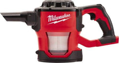 Milwaukee Tool - Cordless Vacuum Cleaner - 18 Volts, 0.3 hp, 18 Amps - Exact Industrial Supply