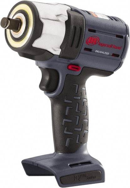 Ingersoll-Rand - 1/2" Drive 20 Volt Pistol Grip Cordless Impact Wrench & Ratchet - 2,100 RPM, 0 to 3,100 BPM, 360 Ft/Lb Torque, Lithium-Ion Batteries Not Included - Exact Industrial Supply