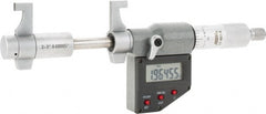 SPI - 2 to 3" Range, 0.00005" Resolution, Ratchet Stop Thimble, Electronic Inside & Tubular Micrometer - Exact Industrial Supply