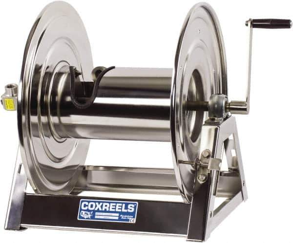 CoxReels - 100' Manual Hose Reel - 3,000 psi, Hose Not Included - Exact Industrial Supply