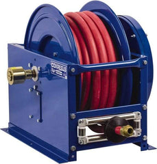 CoxReels - 100' Spring Retractable Hose Reel - 300 psi, Hose Included - Exact Industrial Supply