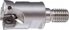 OSG - 26mm Cut Diam, 35mm Max Depth, M12 Modular Connection Indexable High-Feed End Mill - Screw Holding Method, PHC Insert, PHC Toolholder, Through Coolant - Exact Industrial Supply