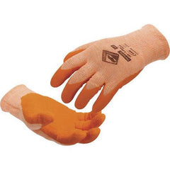 Tilsatec - Size L (9), ANSI Cut Lvl A9, Puncture Lvl 4, Abrasion Lvl 4, Latex Coated Cut & Puncture Resistant Gloves - Exact Industrial Supply