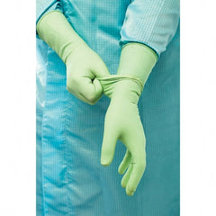 BioClean - Size 7, 6.3 mil, Cleanroom Grade, Powder Free Neoprene Disposable Gloves - Exact Industrial Supply