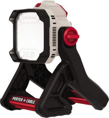Porter-Cable - 20 Volts, 1800 Lumens, Cordless Work Light - Black/Gray, 8 hr Run Time - Exact Industrial Supply