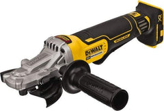 DeWALT - 5" Wheel Diam, 9,000 RPM, Cordless Angle & Disc Grinder - 5/8-11 Spindle, 20 Volts - Exact Industrial Supply