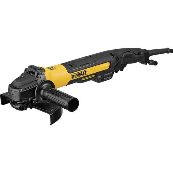 DeWALT - 7" Wheel Diam, 8,500 RPM, Corded Angle & Disc Grinder - 5/8-11 Spindle, 13 Amps - Exact Industrial Supply