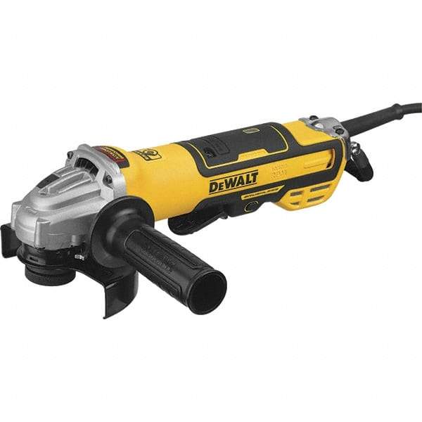 DeWALT - 5" Wheel Diam, 10,500 RPM, Corded Angle & Disc Grinder - 5/8-11 Spindle, 13 Amps - Exact Industrial Supply