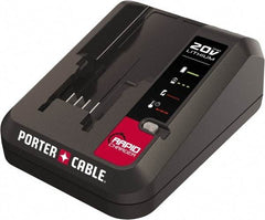 Porter-Cable - 20 Volt, Lithium-Ion Power Tool Charger - 20 Volt MAX Batteries Power Source - Exact Industrial Supply