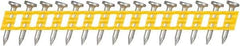 DeWALT - 13 Gauge 0.102" Shank Diam 3/4" Long Concrete Nails for Power Nailers - Steel, Zinc Finish, Smooth Shank, Angled Stick Plastic Collation, Round Head - Exact Industrial Supply