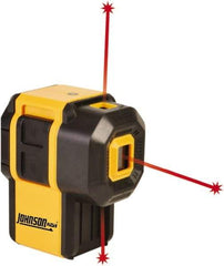 Johnson Level & Tool - 3 Beam 100' Max Range Self Leveling Dot Laser Level - Red Beam, 1/8" at 30' Accuracy - Exact Industrial Supply