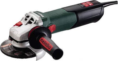 Metabo - 5" Wheel Diam, 11,000 RPM, Corded Angle & Disc Grinder - 5/8-11 Spindle, 13.5 Amps - Exact Industrial Supply