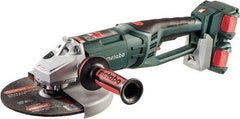 Metabo - 9" Wheel Diam, 6,600 RPM, Cordless Angle & Disc Grinder - 5/8-11 Spindle - Exact Industrial Supply