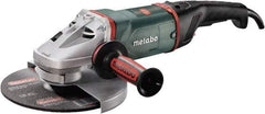 Metabo - 9" Wheel Diam, 6,600 RPM, Corded Angle & Disc Grinder - 5/8-11 Spindle, 15 Amps - Exact Industrial Supply