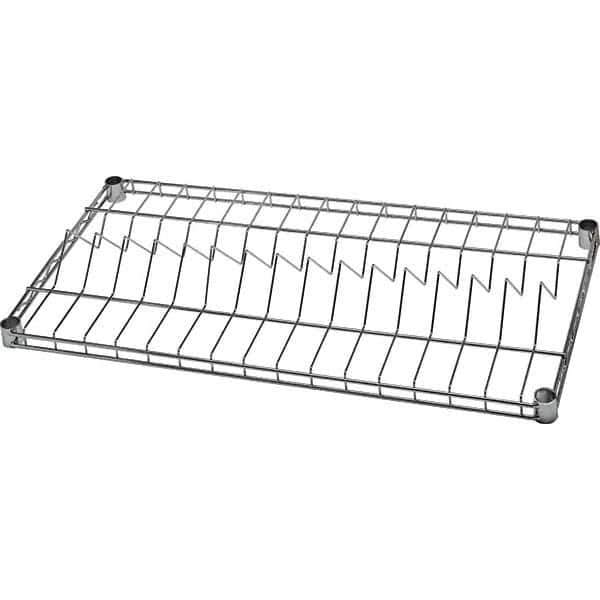 Quantum Storage - 1 Shelf Wire Shelving Unit - 18" Wide x 36" Deep, - Exact Industrial Supply