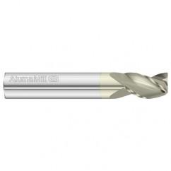 8mm Dia. x 64mm Overall Length 3-Flute Square End Solid Carbide SE End Mill-Round Shank-Center Cut-FC5 - Exact Industrial Supply