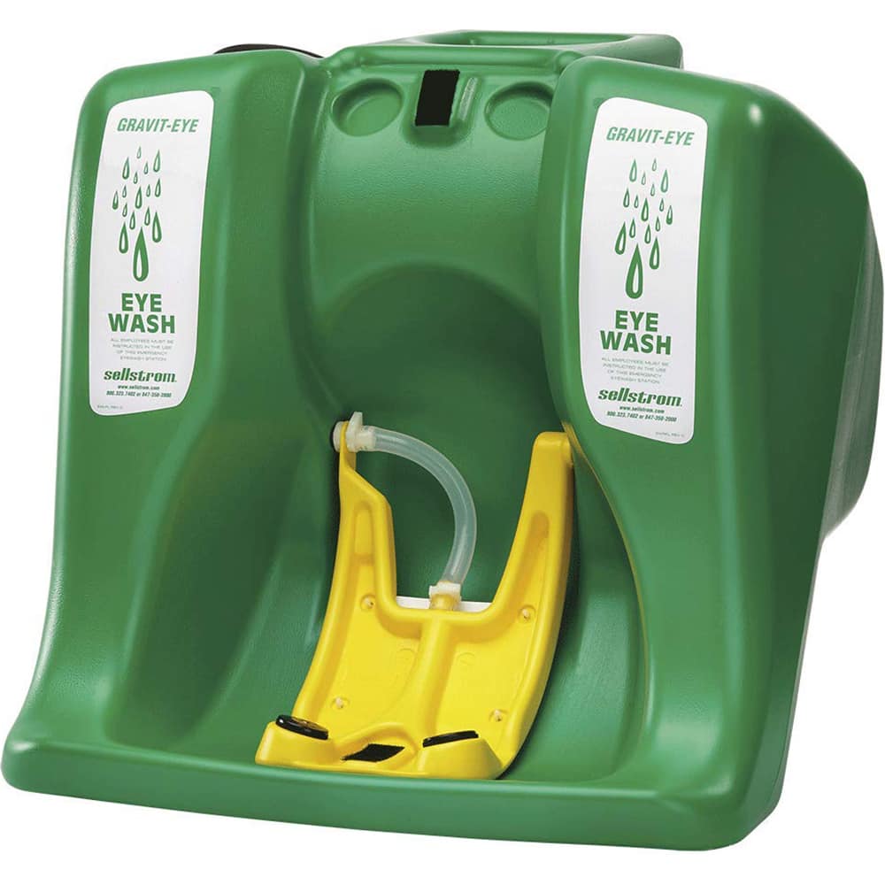 Sellstrom - Portable Eye Wash Stations Type: Gravit-Eye Capacity (Gal.): 16.000 - Exact Industrial Supply