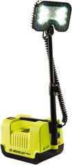 Pelican Products, Inc. - 10.8 Volt, 22 Watt, Cordless, LED Portable Handheld Work Light - 12.6" Cord, 1,500 Lumens, Polycarbonate, 15.4" Long - Exact Industrial Supply