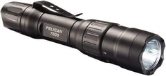 Pelican Products, Inc. - LED Bulb, 944 Lumens, Industrial/Tactical Flashlight - Black Aluminum Body, 1 3.7V Lithium-Ion Battery Included - Exact Industrial Supply