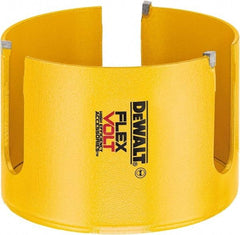 DeWALT - 4-1/4" Diam, 2" Cutting Depth, Hole Saw - Carbide-Tipped Saw, Toothed Edge - Exact Industrial Supply