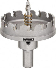 DeWALT - 3-5/8" Diam, 1/4" Cutting Depth, Hole Saw - Carbide-Tipped Saw, Toothed Edge - Exact Industrial Supply