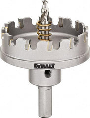 DeWALT - 2-1/4" Diam, 1/4" Cutting Depth, Hole Saw - Carbide-Tipped Saw, Toothed Edge - Exact Industrial Supply