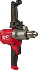 Milwaukee Tool - 18 Volt 1/2" Chuck Pistol Grip Handle Cordless Drill - 0-550 RPM, Keyed Chuck, Reversible, Lithium-Ion Batteries Not Included - Exact Industrial Supply