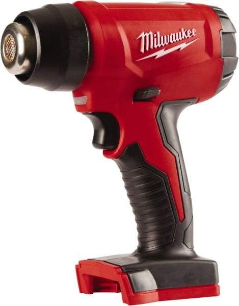 Milwaukee Tool - 0 to 875°F Heat Setting, 6 CFM Air Flow, Heat Gun - 18 Volts, 5 Amps, 360 Watts - Exact Industrial Supply