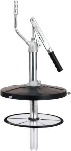 lumax - Grease Lubrication Aluminum & Steel Lever Hand Pump - For 100 to 120 Lb Container - Exact Industrial Supply