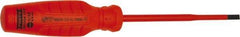 Proto - Insulated, Cabinet & Composite Slotted Screwdriver - Round Shank, Impact & Chemical Resistant Handle - Exact Industrial Supply