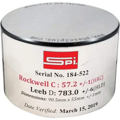 SPI - Hardness Calibration Test Blocks Type: Test Block Scale Type: Leeb D - Exact Industrial Supply
