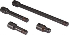 Proto - 1/2" Drive Socket Impact Locking Extension Set - 4 Pieces, Includes 2, 3, 5, 10" Lengths - Exact Industrial Supply