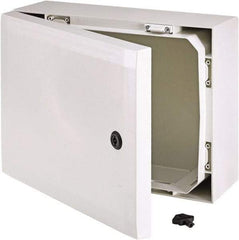 Fibox - Polycarbonate Standard Enclosure Hinge Cover - NEMA 4, 4X, 5.91" Wide x 11.81" High x 7.87" Deep, Impact Resistant - Exact Industrial Supply