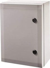 Fibox - Polycarbonate Standard Enclosure Hinge Cover - NEMA 4, 4X, 8.27" Wide x 11.81" High x 15.75" Deep, Impact Resistant - Exact Industrial Supply