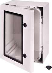 Fibox - Polycarbonate Standard Enclosure Hinge Cover - NEMA 4, 4X, 8.27" Wide x 15.75" High x 23.62" Deep, Impact Resistant - Exact Industrial Supply