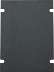 Fibox - 9.4" OAW x 9.4" OAH Electrical Enclosure Back Panel - 9.4" x 9.4" Box, Steel, Use with SOLID Series - Exact Industrial Supply