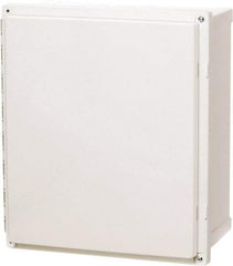 Fibox - Polycarbonate Standard Enclosure Hinge Cover - NEMA 4, 4X, 6, 6P, 12, 13, 10" Wide x 10" High x 6" Deep, Impact, Moisture & Corrosion Resistant, Dirt-tight & Dust-tight - Exact Industrial Supply