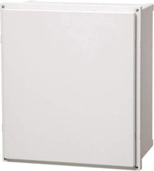 Fibox - Polycarbonate Standard Enclosure Screw Cover - NEMA 4, 4X, 6, 6P, 12, 13, 6" Wide x 8" High x 5" Deep, Impact, Moisture & Corrosion Resistant, Dirt-tight & Dust-tight - Exact Industrial Supply
