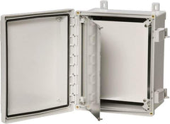 Fibox - Electrical Enclosure Aluminum Swing Panel Hinge Kit - For Use with ARCA JIC - Exact Industrial Supply