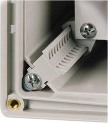 Fibox - Electrical Enclosure Polycarbonate Variable Height Back Panel Kit - For Use with ARCA JIC - Exact Industrial Supply